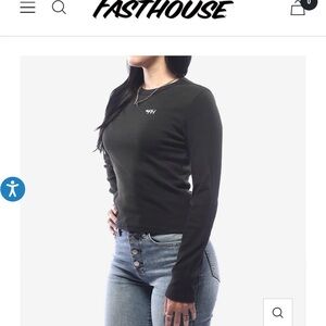 Fasthouse women’s Flight LS tee